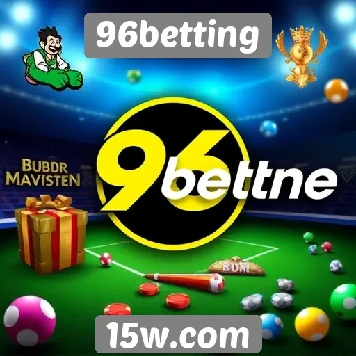Variedade de jogos disponíveis na 96betting